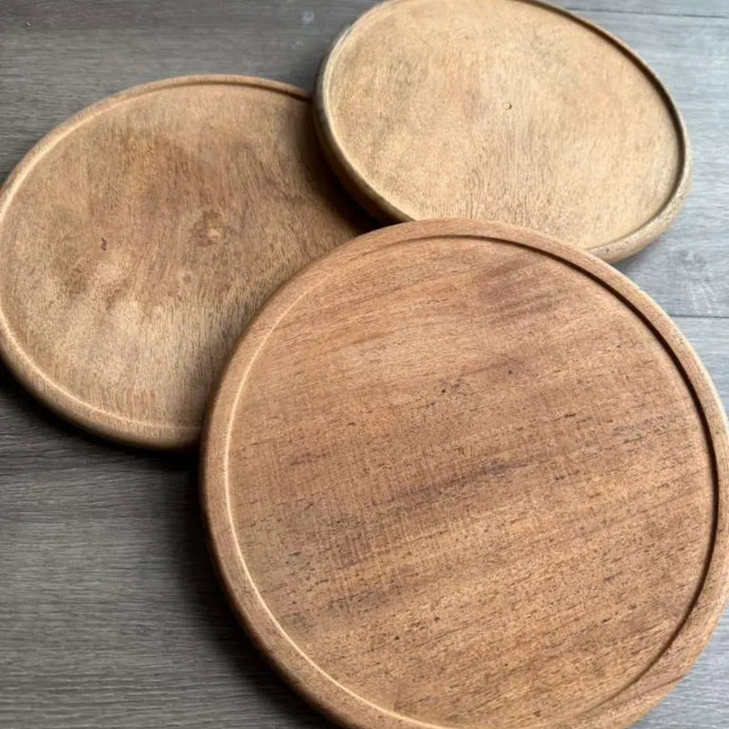 CDF Handmade Carob Plate | GW STORE