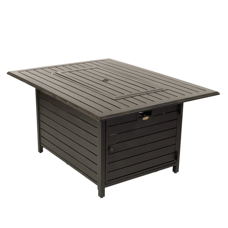 Well Traveled Living Longmont Aluminum Rectangular Propane Fire Pit | GW STORE
