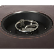Well Traveled Living Perissa Woven Round Aluminum Propane Fire Pit | GW STORE