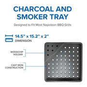 Napoleon 67732 Cast Iron Charcoal and Smoker Tray | GW STORE