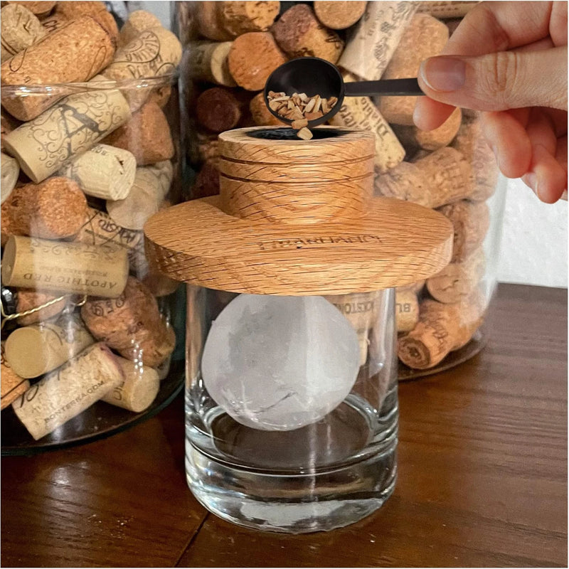 Barhance Cocktail Smoker Wood Chips Set (Oak, Pecan, Cherry, Apple)