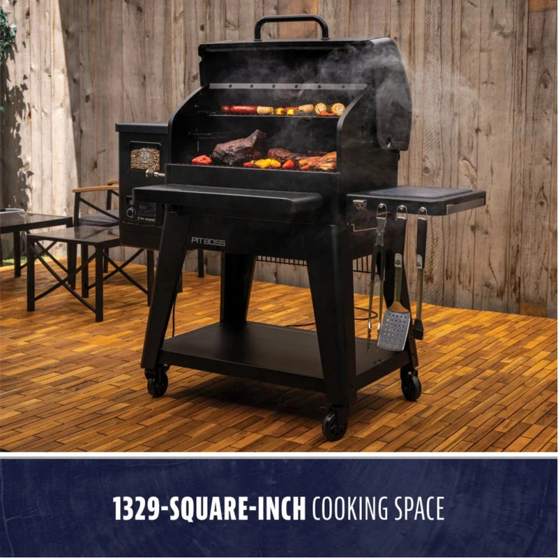 Pit Boss Navigator 1300 Series WiFi & Bluetooth Freestanding Wood Pellet Grill & Smoker | GW STORE