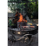 Tromen Duomo Firepit Open Fire Argentine Grill w/ Wheels | GW STORE