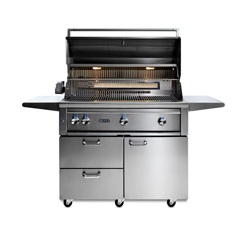 Lynx L42TRF Professionals 42-Inch Freestanding Gas Grill With One Infrared Trident Burner And Rotisserie | GW STORE