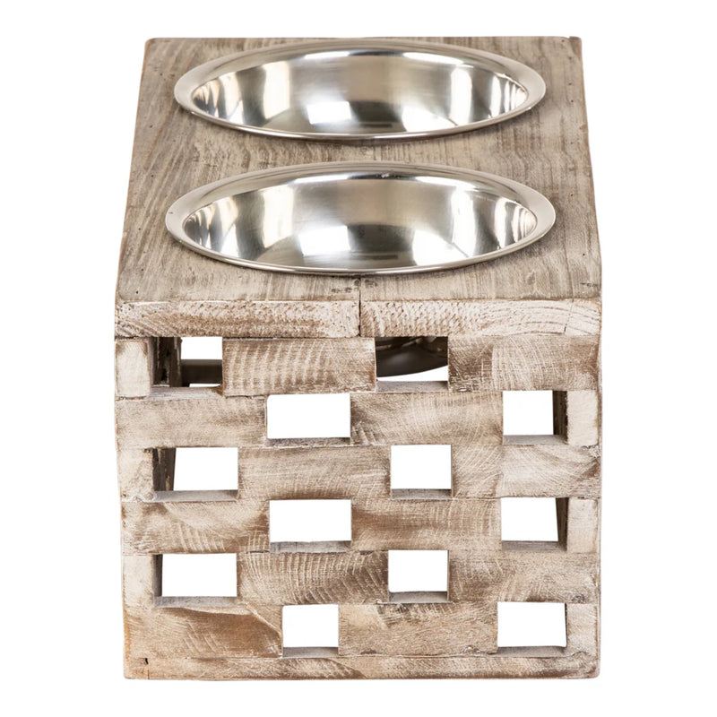 Huntley Pet Berjen Block Large Double Feeder | GW STORE