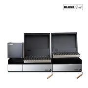 Bosca Pack Block Wood Brazier 250 + Block 500 20" + Block 500 20" Built-in Charcoal Grill | GW STORE