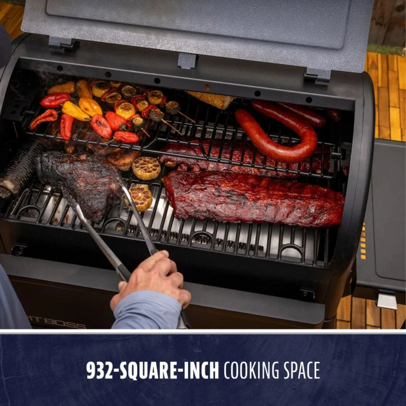 Pit Boss Navigator 850 Series WiFi & Bluetooth Freestanding Wood Pellet Grill & Smoker | GW STORE