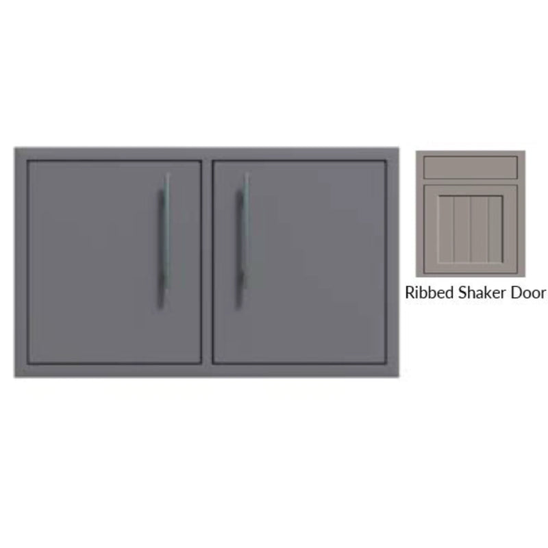 Challenger Designs Canyon Ribbed Shaker Style 36-Inch Under Grill Cabinet