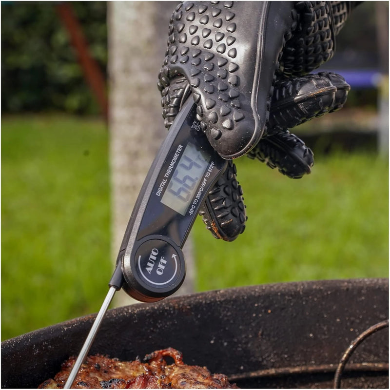 Grillnovations Digital Thermometer and Grilling Gloves Set | GW STORE