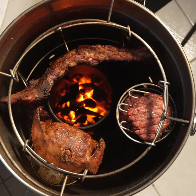 Steak & Beer Medium Roasting Barrel 7–9 kg (15–20 lb) – INOX Line