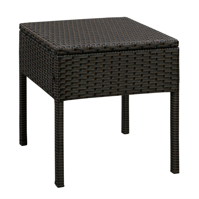 Well Traveled Living Bern Balcony Chat Set in Mocha Wicker | GW STORE