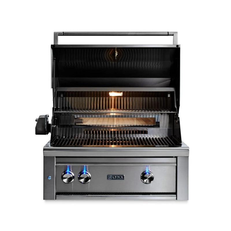 Lynx L30TR Professional 30-Inch Built-in Gas Grill with One Infrared Trident Burner And Rotisserie | GW STORE