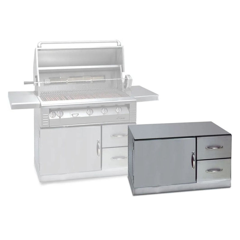 Alfresco 42-Inch Under-Grill Refrigerator, Cart Model | GW STORE