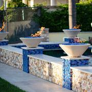 The Outdoor Plus Cazo Concrete Natural Gas Fire Bowl | GW STORE