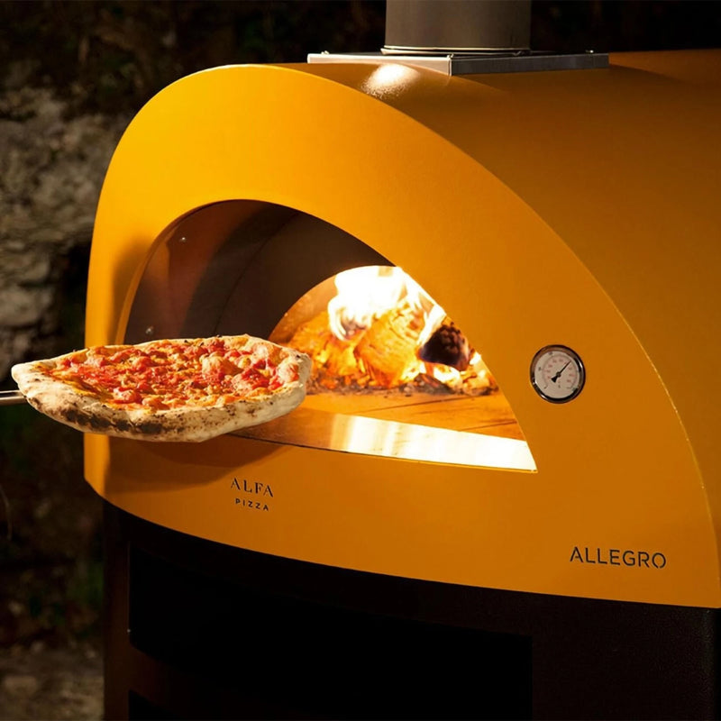 Alfa Allegro Wood-Fired Pizza Oven Top Only Fire Yellow – Discontinued (New In Box) | GW STORE