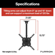 Furrion Aurora Universal Outdoor Ceiling Full Motion Mount #F2AA003ABBK | GW STORE