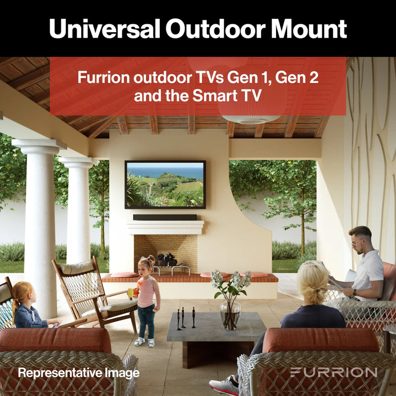 Furrion Aurora Universal Outdoor Ceiling Full Motion Mount #F2AA003ABBK | GW STORE