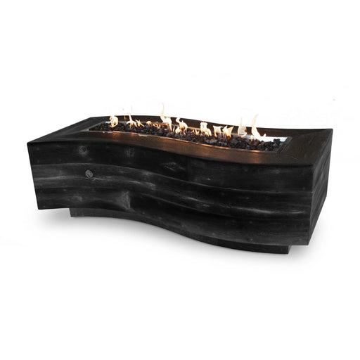 The Outdoor Plus Woodgrain Big Sur Propane Gas Fire Pit  | GW STORE