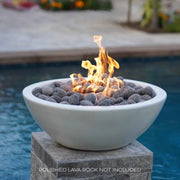 The Outdoor Plus Concrete Natural Gas Sedona Fire Bowl | GW STORE