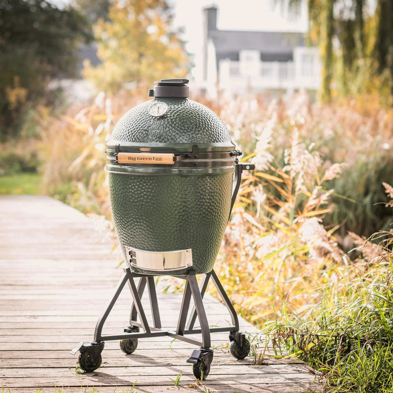 Big Green Egg Large Charcoal Grill in intEGGrated Nest & Handler Package | GW STORE