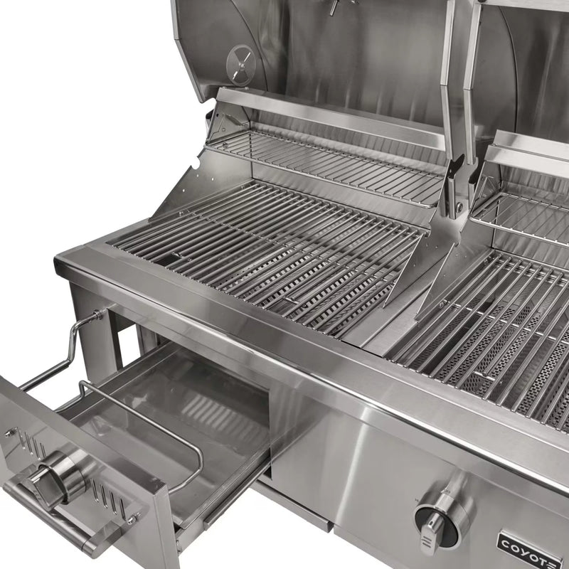 Coyote 50-Inch Built-In Gas/Charcoal Hybrid Grill | GW STORE