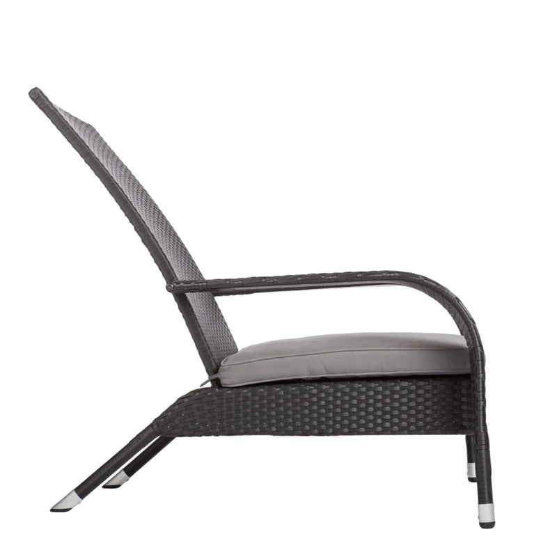 Well Traveled Living Black Coconino Wicker Chair | GW STORE