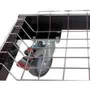 Primo Jack Daniels Edition Oval XL 400 Ceramic Kamado Grill On Steel Cart w/ 2-Piece Island Side Shelves | GW STORE