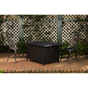Well Traveled Living Longmont Aluminum Rectangular Propane Fire Pit | GW STORE