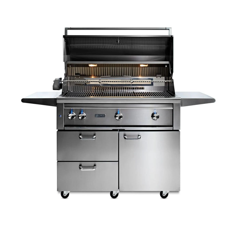 Lynx L42ATRF Professional 42-Inch Freestanding Gas Grill All Infrared Trident Burners with Rotisserie | GW STORE