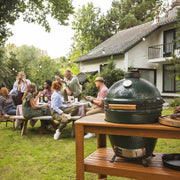 Big Green Egg Large Charcoal Grill in Acacia Table Package | GW STORE