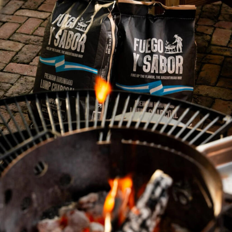 Fuego Y Sabor Premium Harwood Lump Charcoal, 17.6 lbs | GW STORE