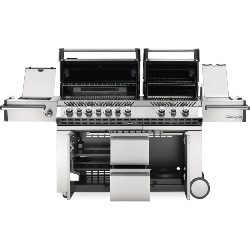 Napoleon Prestige PRO™ 825 RSBI Premium Freestanding Gas Grill with Power Side Burner, Infrared Rear & Bottom Burners | GW STORE