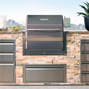 Memphis Grills VGB0001S Pro ITC3 Built-In Pellet Grill 28-Inch 304 Stainless Steel Wi-Fi Monitored | GW STORE