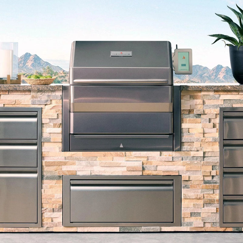 Memphis Grills VGB0001S Pro ITC3 Built-In Pellet Grill 28-Inch 304 Stainless Steel Wi-Fi Monitored | GW STORE