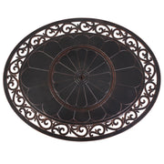 Well Traveled Living Toulon Oval Aluminum Propane Fire Pit | GW STORE