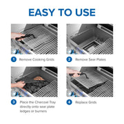 Napoleon 67732 Cast Iron Charcoal and Smoker Tray | GW STORE