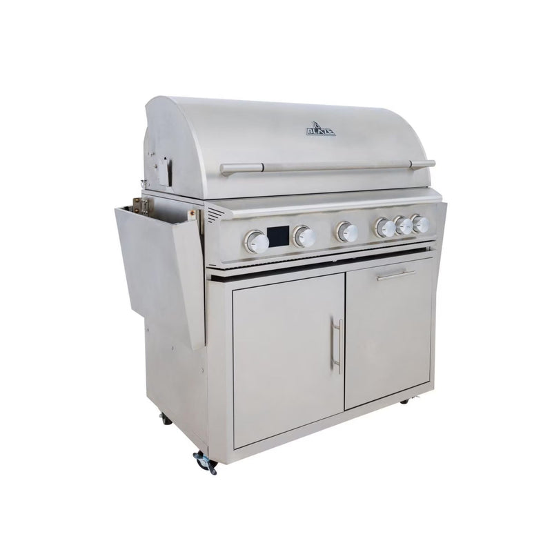 Blaze LTE PRO 40-Inch 5-Burner Freestanding Gas Grill w/ Digital Temperature Screen & Rear Infrared Burner | GW STORE