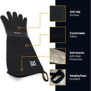 Grillnovations BBQ Glove Bundle Heat Resistant & Non-Slip | GW STORE