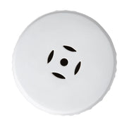 Well Traveled Living Double-Medallion Ceramic Stool in Optic White | GW STORE
