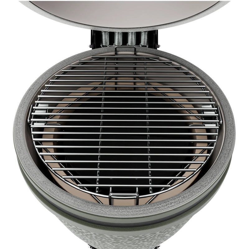 BSTRD Core Large Solo Alpine Green Built-In Kamado Charcoal Grill | GW STORE
