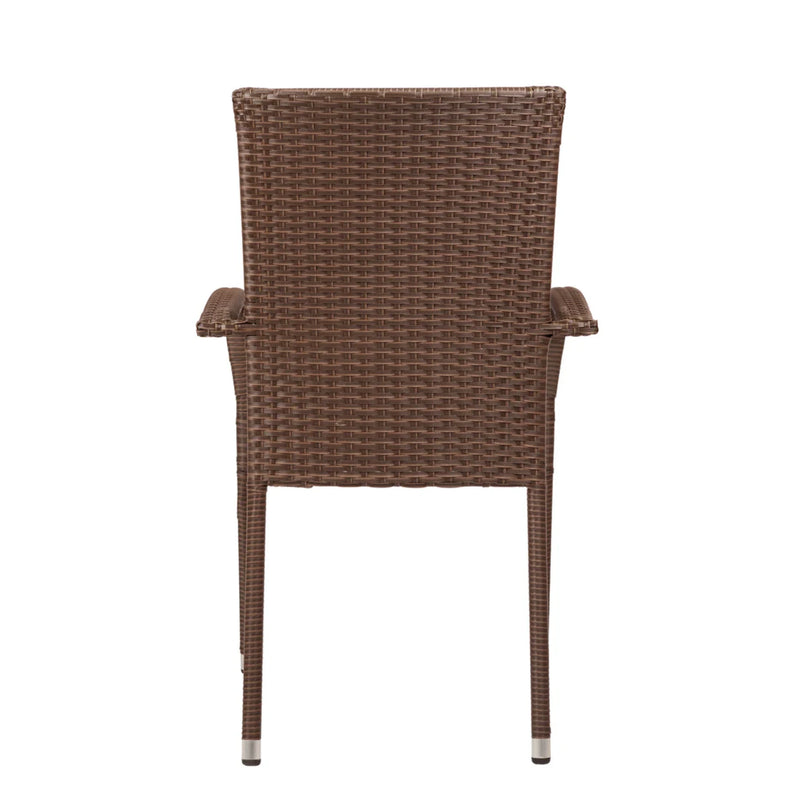 Well Traveled Living Set of 4 Morgan Outdoor Wicker Chairs | GW STORE