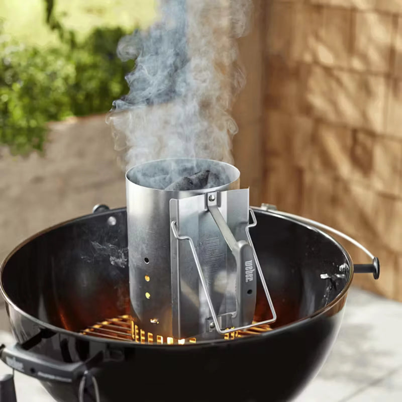 Weber 7416 RapidFire Aluminized Steel Charcoal Chimney | GW STORE