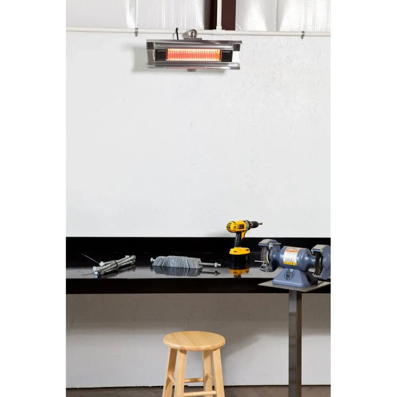 Well Traveled Living 02110 Stainless Steel Wall Mounted Infrared Patio Heater | GW STORE