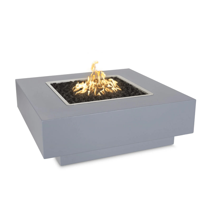 The Outdoor Plus Natural Gas Metal Powder Coat Cabo Square Fire Pit | GW STORE