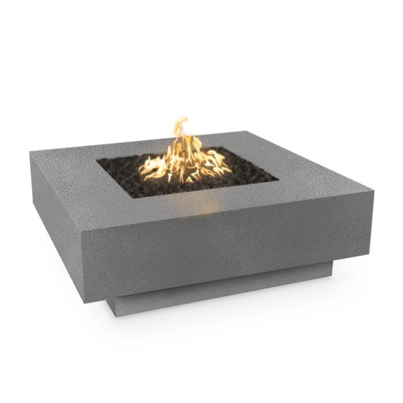 The Outdoor Plus Propane Gas Metal Powder Coat Cabo Square Fire Pit | GW STORE