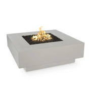 The Outdoor Plus Propane Gas Metal Powder Coat Cabo Square Fire Pit | GW STORE