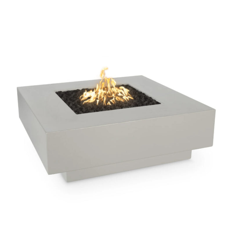 The Outdoor Plus Propane Gas Metal Powder Coat Cabo Square Fire Pit | GW STORE