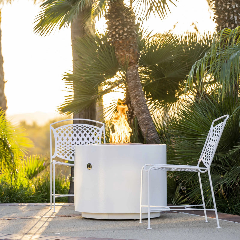 The Outdoor Plus Beverly Metal Powder Coat Natural Gas Fire Pit | GW STORE
