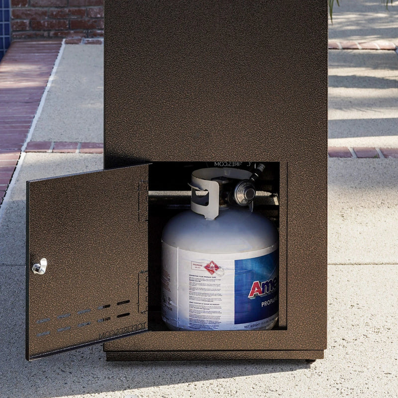 The Outdoor Plus Natural Gas Metal Powder Coat Williams Fireplace | GW STORE