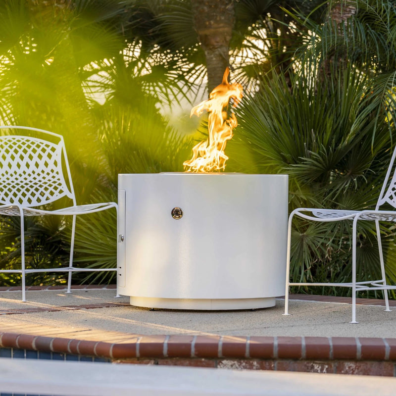 The Outdoor Plus Beverly Metal Powder Coat Natural Gas Fire Pit | GW STORE